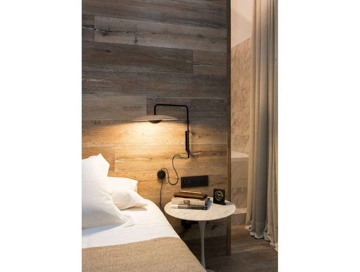Ginger A Applique Murale Dimmable Plug-in Oak - Marset - Salon / séjour - Aluminium