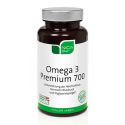 NICAPUR Omega 3 Premium 700 Kapseln 60 St