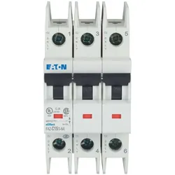Eaton 102249 Leitungsschutzschalter, 15 A, 3p, Charakteristik: C FAZ-C15/3-NA