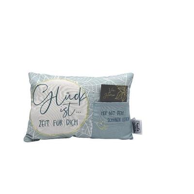 Geschenk-Kissen mit Karte, Glückskissen