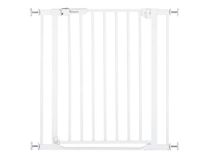 Hauck Türschutzgitter Clear Step Autoclose 2, Weiß, Metall, Kunststoff, 75x77 cm, Verlängerung erhältlich, Babysicherheit, Treppenschutzgitter