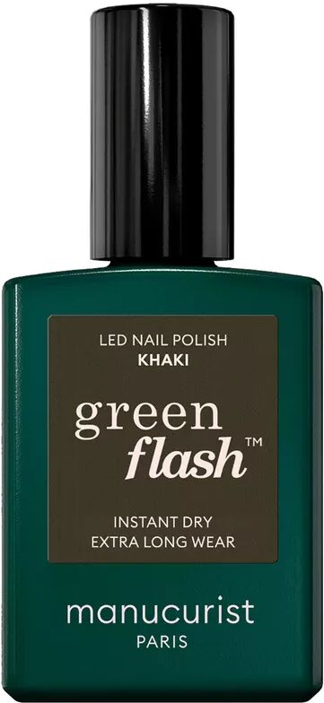 Manucurist - Green Flash Khaki (Vert gris) Nagellack, 15 ml