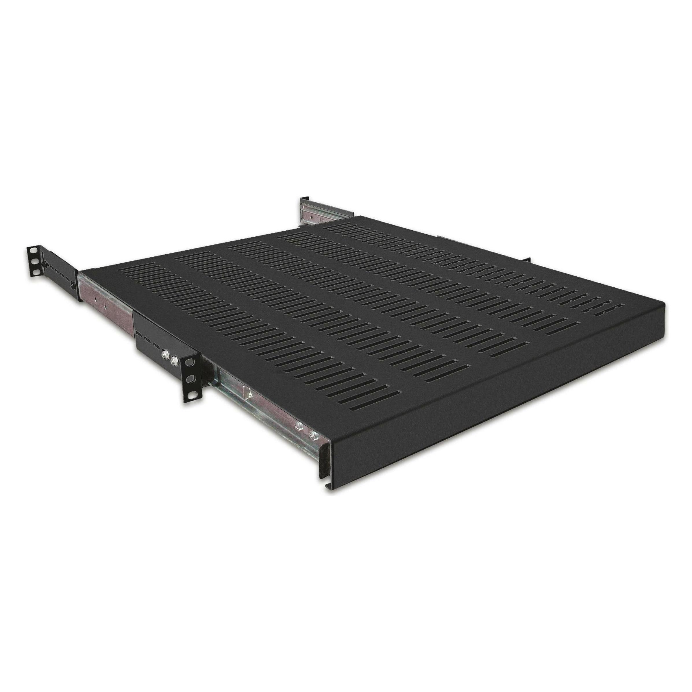 Wirewin 19" 1HE ausziehbarer Fachboden (SHELF PO 800 BL)