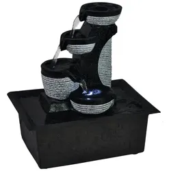 vidaXL Zimmerbrunnen mit LED Polyresin