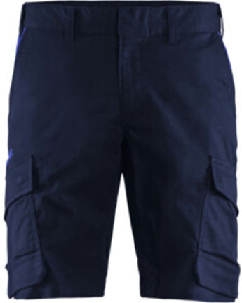 Blakläder Shorts Industrie Stretch, marineblau / kornblau, Konfektionsgröße 50 (144618328985C50)