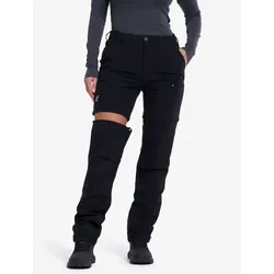 Nordwand Stretch Zip-off Pants Damen Black, Größe:XS - Zip-off-hosen - Schwarz