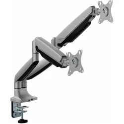 Art Gas Desktop Bracket For 2 Led/Lcd (Tisch, 35", 15 kg), Monitor Halterung, Schwarz