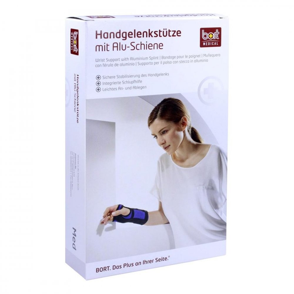 Bort GmbH Bort Handgelenkstütze mit Alusch.rec.medium haut 02688093