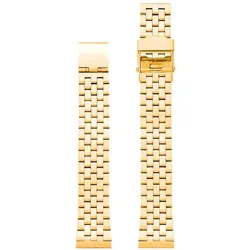 Komono Strap 16 Estate (Edelstahl, italienisches Leder), Uhrenarmband, Gold