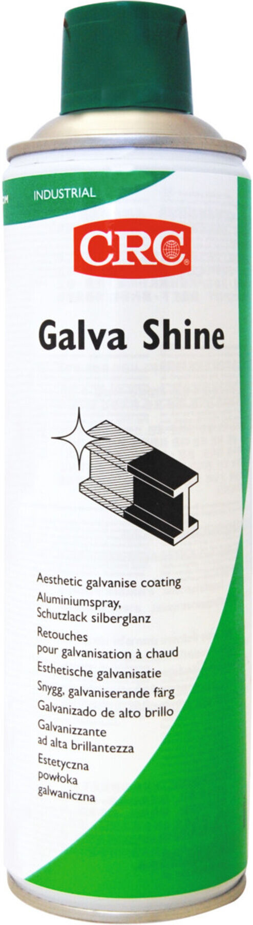 CRC Aluspray, hochglänzend, Galva Shine, 500 ml, Inhalt: 500 ml ; CRC Industries (32319-AA)