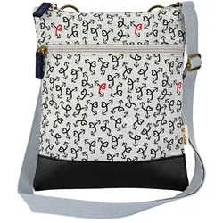 Crossbag Anchor Love hellgrau 810