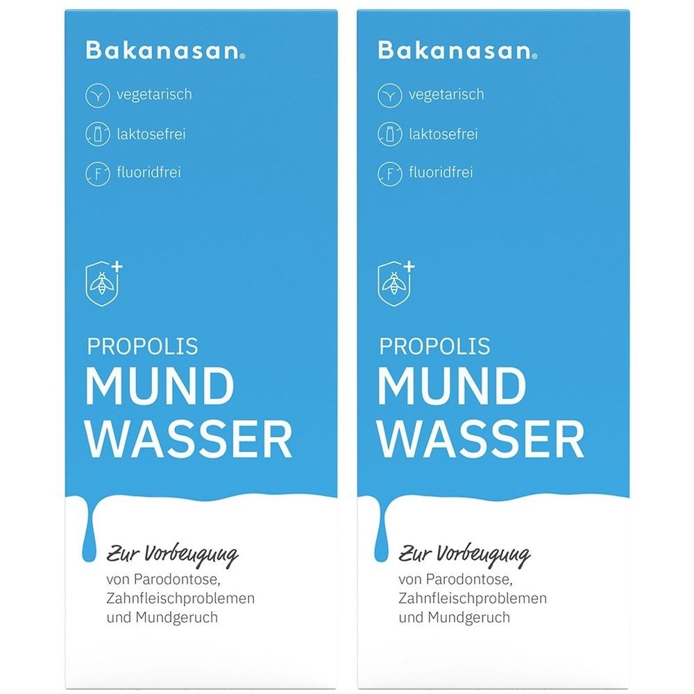 Bakanasan Propolis Mundwasser 2x 2x50 ml