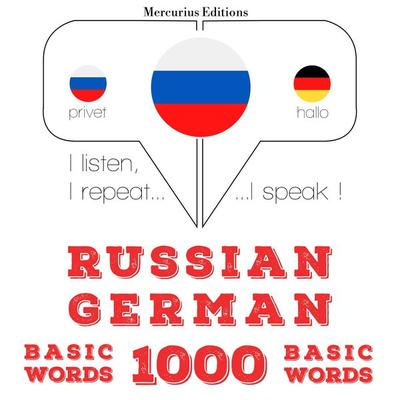 1000 essential words in German - JM Gardner, Audio, 9782821129429
