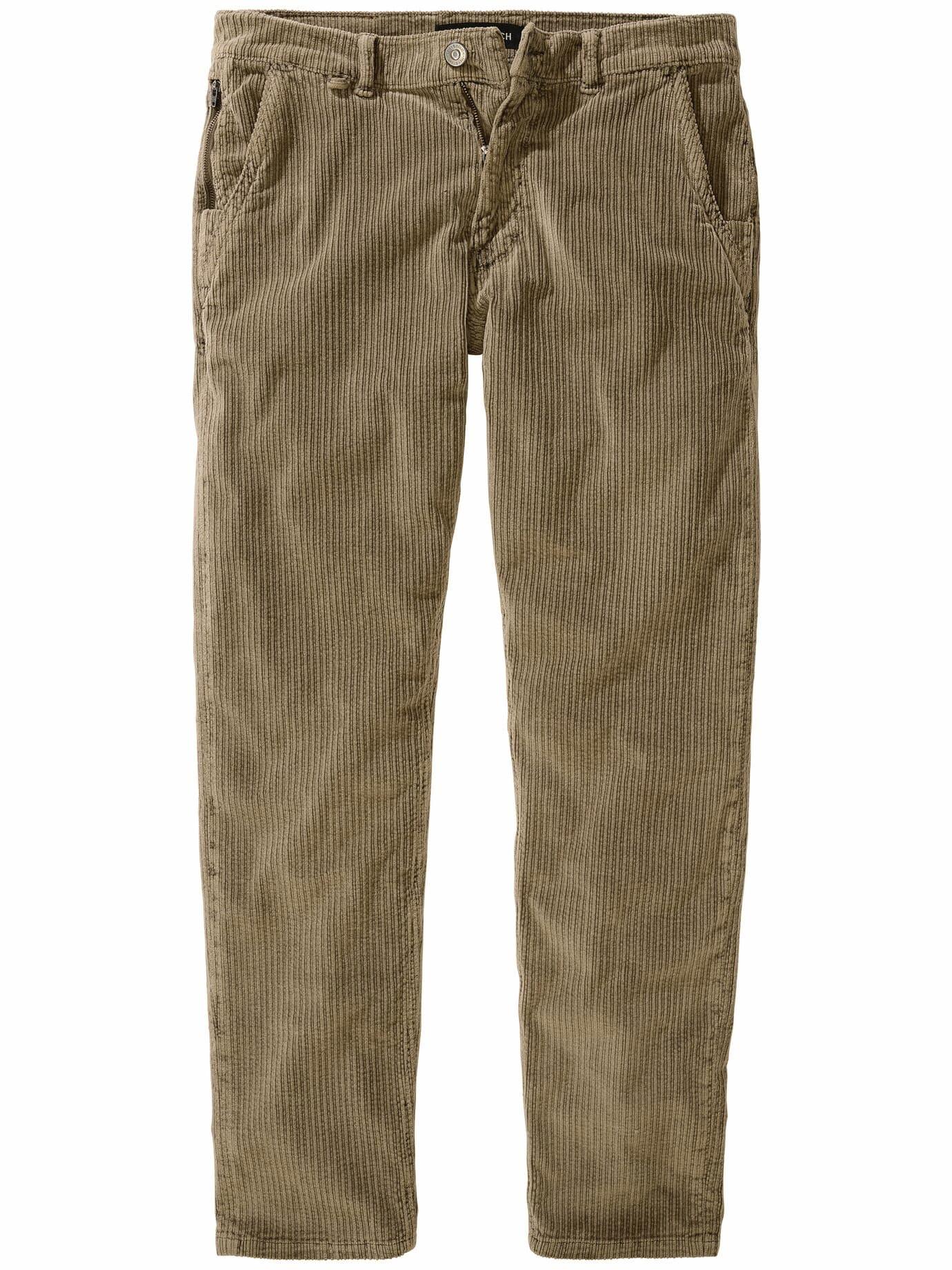 Mey & Edlich Herren Einfache-Entscheidung-Cordhose Grau 84 % Baumwolle, 14 % Modal, 2 % Elasthan