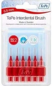 TEPE ® cepillo interdental 0,5mm rojo