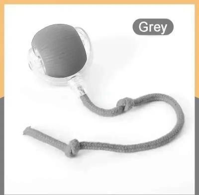 Inspire Essentials Speedy Tail Smart Interactive Rolling Ball Toy For Cats And Dogs style2 Gray
