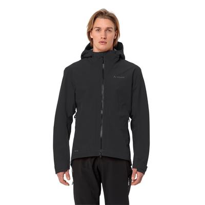 Fahrradjacke VAUDE "MEN'S MOAB PRO RAIN JACKET", Herren, Gr. M, schwarz, Obermaterial: 100% Polyester, Jacken Fahrradjacke, mit Unterarm-Belüftung, winddicht, atmungsaktiv, wasserdicht