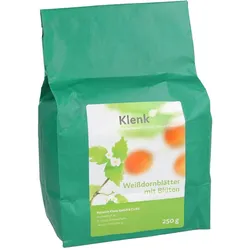 Weißdornblätter mit Blüten Tee