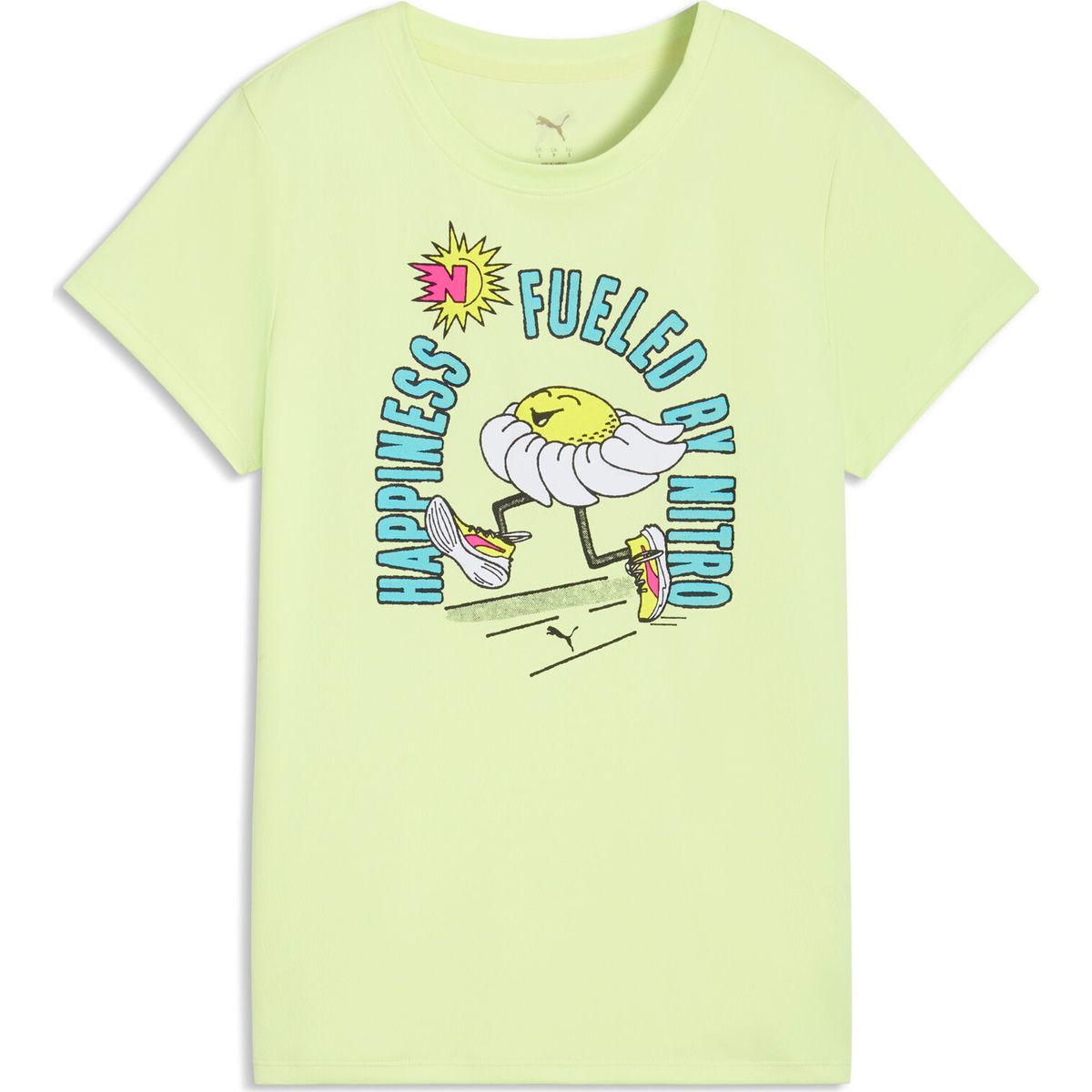 Puma W Run Nitro Graphic Tee apple spritz (38) XS 528443-38-XS