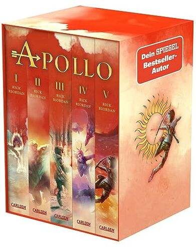 Rick Riordan - Die Abenteuer des Apollo: Taschenbuch-Schuber Bände 1-5: Alle Bände im wunderschönen Schuber – für Riordan-Fans und Neueinsteiger! - Preis vom 09.10.2026 07:28:09 h