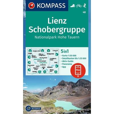 KOMPASS Wanderkarte 48 Lienz, Schobergruppe, Nationalpark Hohe Tauern 1:50.000, Sonstige von , KOMPASS Freytag & Berndt, 978-3-99154-067-0