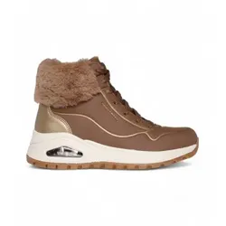 Skechers für Damen. 167993 Turnschuhe Uno Rugged Fall Shimmer braun (37), Wohnung, Reißverschluss, Lässig