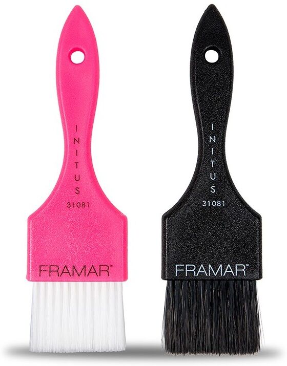 Framar Pink and Black Power Painter Brushes