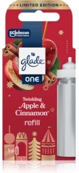 Glade ONE Twinkling Apple & Cinnamon recarga para purificador de ar 10 ml. ONE Twinkling Apple & Cinnamon