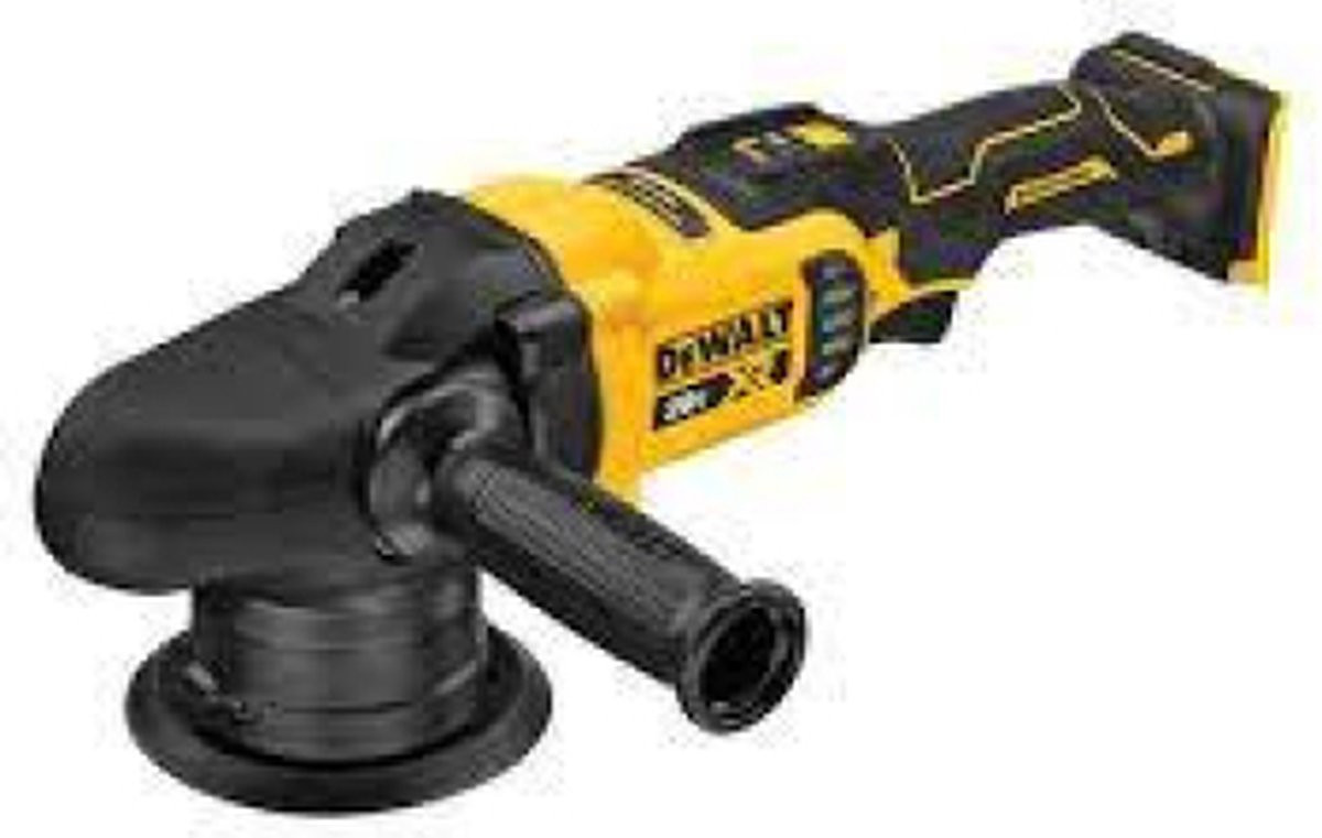 DeWALT DCM848N XR 18V Accu polijstmachine excentrisch 125mm geel