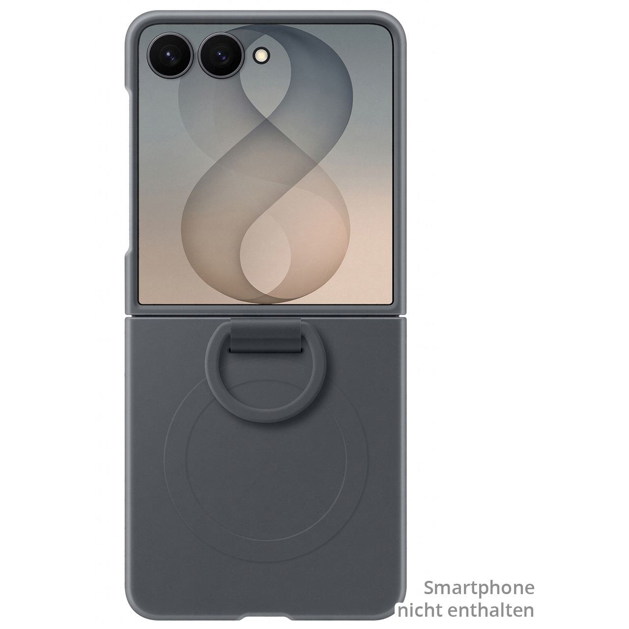 Samsung Silicone Ring Magnet Case Black, für Galaxy Flip8, EF-EF776CBEGWW