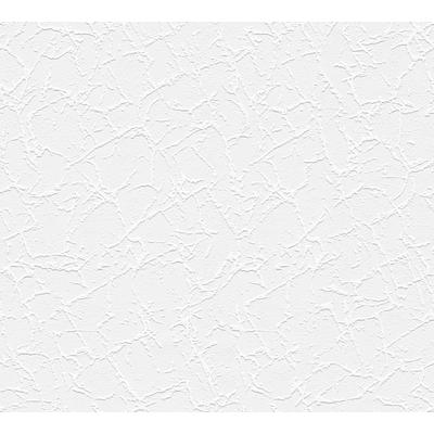 Strukturtapete A.S. CRÉATION "Simply White", weiß, B:0,53m L:10,05m, Papier, Vinyl, Tapeten, Tapete einfarbig Tapeten Wohnzimmer Schlafzimmer Küche Flur Design