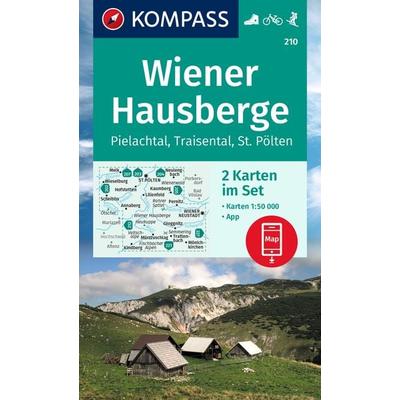 KOMPASS Wanderkarten-Set 210 Wiener Hausberge, Pielachtal, Traisental (2 Karten) 1:50.000, Sonstige von , KOMPASS Freytag & Berndt, 978-3-99121-392-5