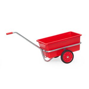 Fetra Handwagen 6101V, mit Kasten, verzinkt, Vollgummireifen, Tragkraft 200kg, 700 x 400mm