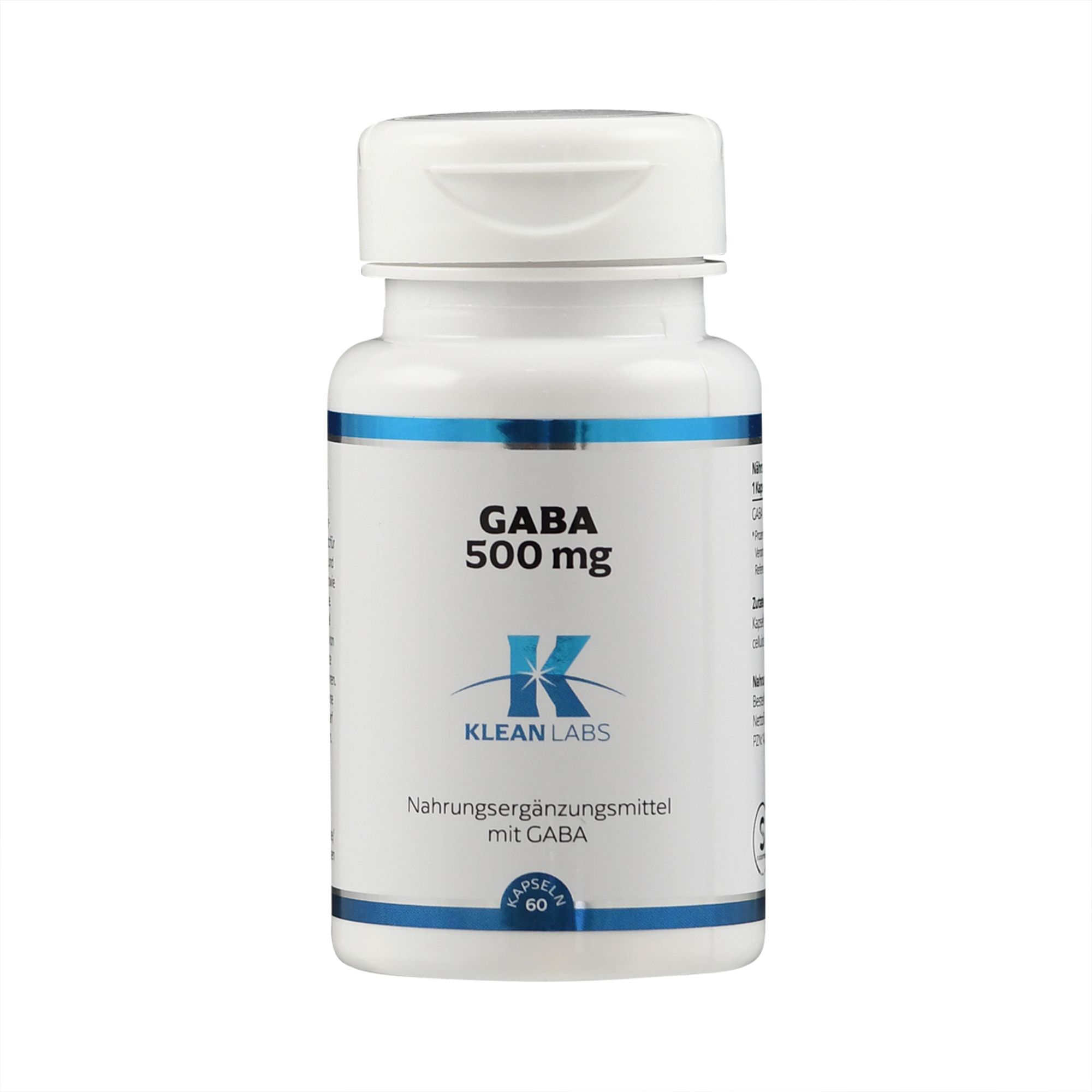 Gaba 500 mg Klean Labs Kapseln 60 St