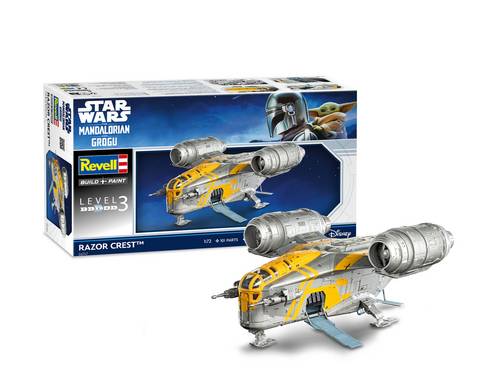 Revell 06747 "The Mandalorian und Grogu: Razor Crest" Raumfahrtmodell Bausatz 1:72