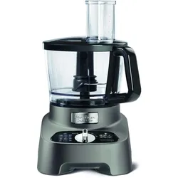 Moulinex Double Force FP825, Zerkleinerer, Schwarz, Grau, Silber