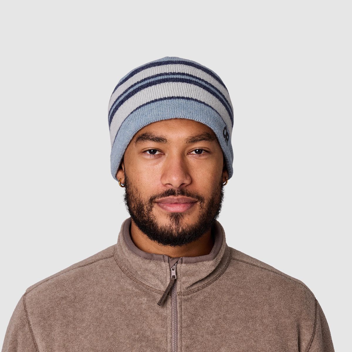 Outdoor Research Spitsbergen Windstopper Beanie smoky quartz stripe (3093) S/M 3225583093015