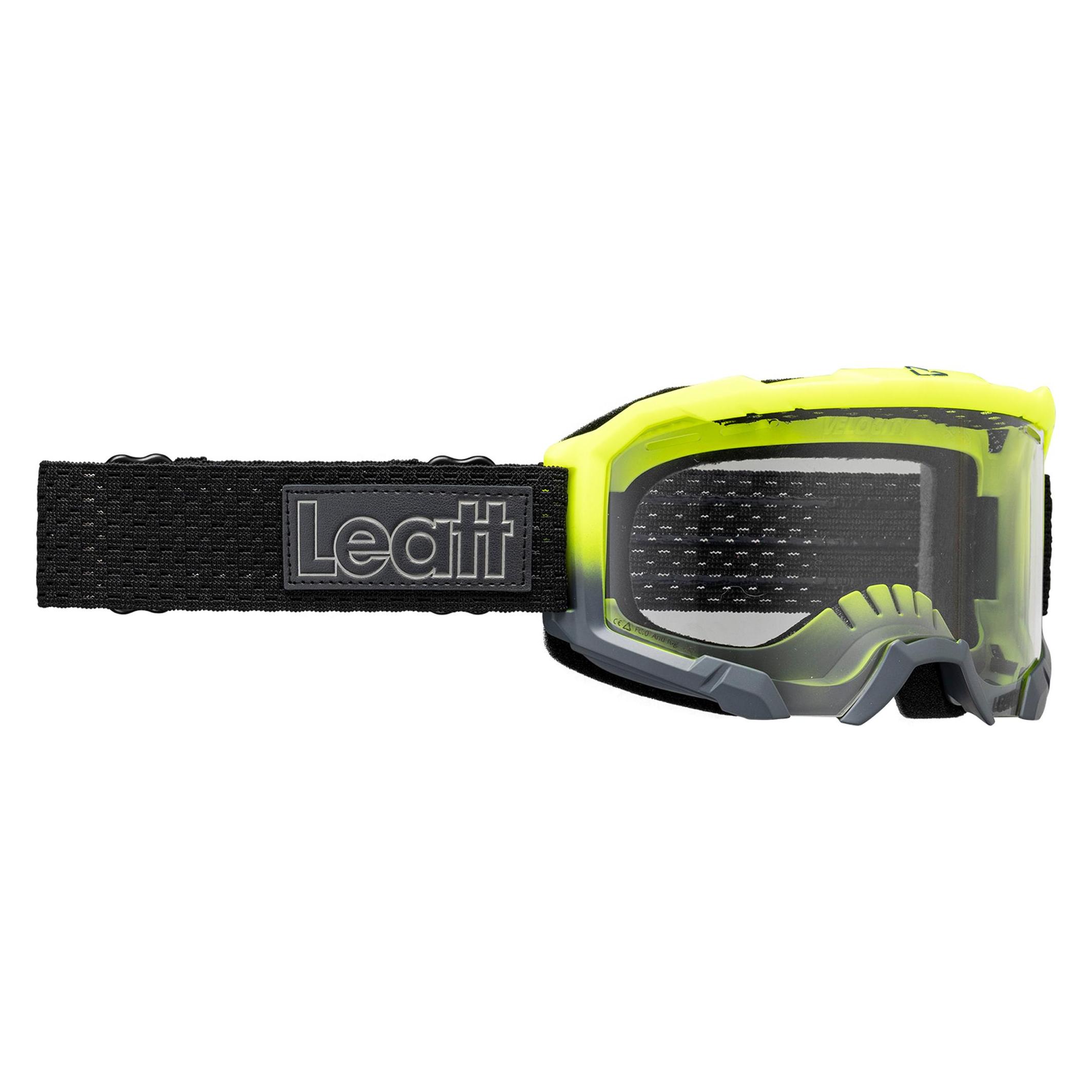 Leatt Goggle Velocity 4.0 MTB - Lime Clear 83% (Black, Gelb, Klar, Clear, Green, Transparent) (8024110220)