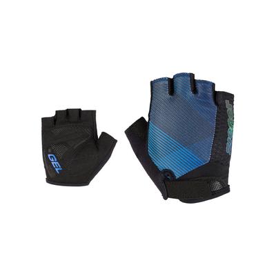 Fahrradhandschuhe ZIENER "CHADI-Z JUNIOR", Kinder, Gr. L, schwarz (schwarz.cobalt blau), Materialmix, Handschuhe