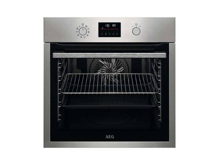 AEG BOBZYM Einbaubackofen Chrom