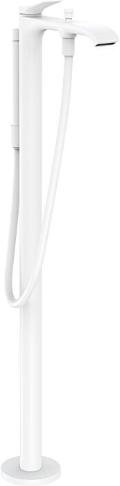 Hansgrohe Vivenis Fertigmontageset 75445700 Wannenarmatur, bodenstehend, mattweiß