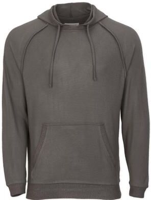 Boxercraft BM1501 Men's Cuddle Hoodie in Meditation Grey size XS   80% viscose/17% polyester/3% elastane