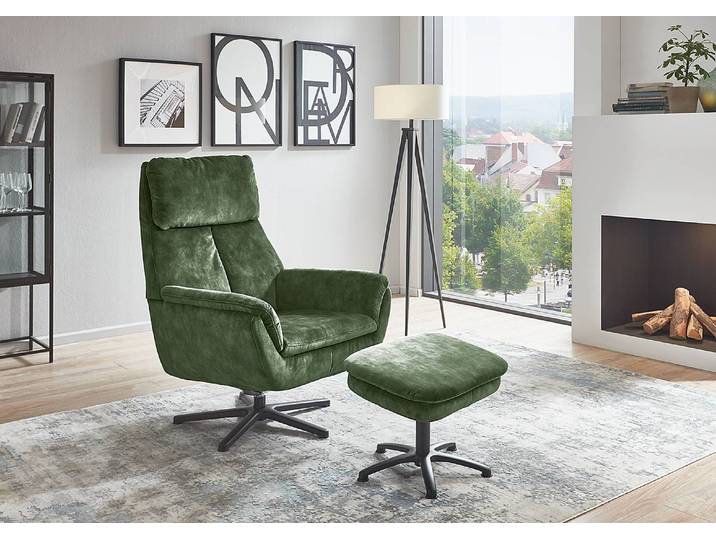 Fauteuil Cardella Vert Velours Amata 79 x 108 x 89cm