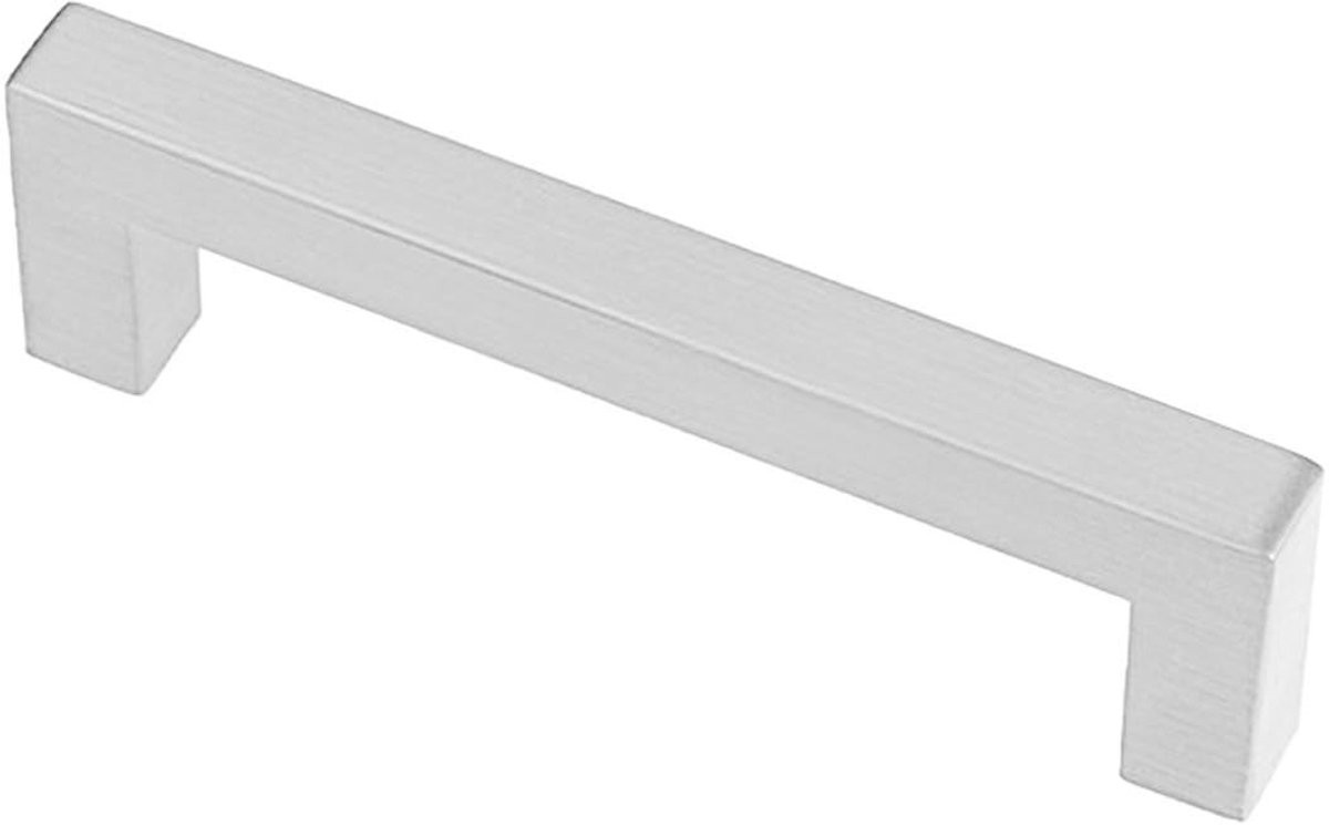 Dailygoods Kastgrepen Roestvrij Staal - 10 stuks - 128 mm
