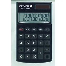 OLYMPIA Taschenrechner LCD-1110 schwarz