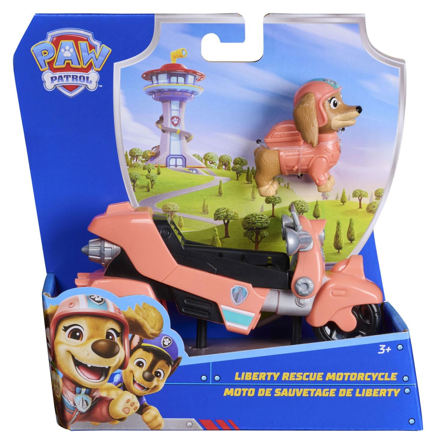 Paw Patrol Liberty reddingsmotor met verzamelfiguur