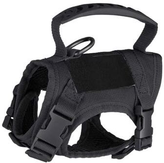 Uplifted Finds Tactical Adjustable Pet Harness And Lead Set black