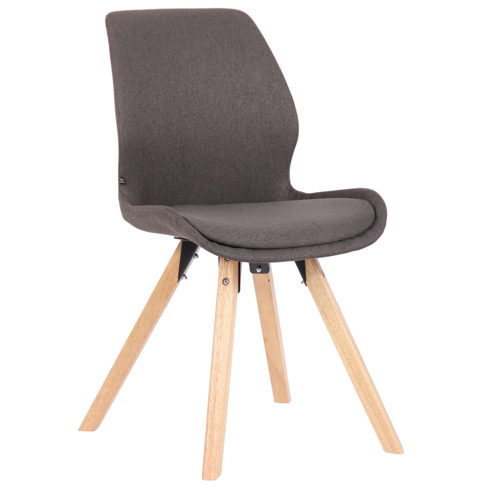 CLP Stuhl Luna Stoff Farbe: dunkelgrau, Material: Stoff
