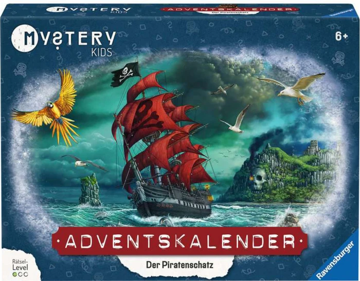 Ravensburger Mystery kids Adventskalender "Der Piratenschatz"