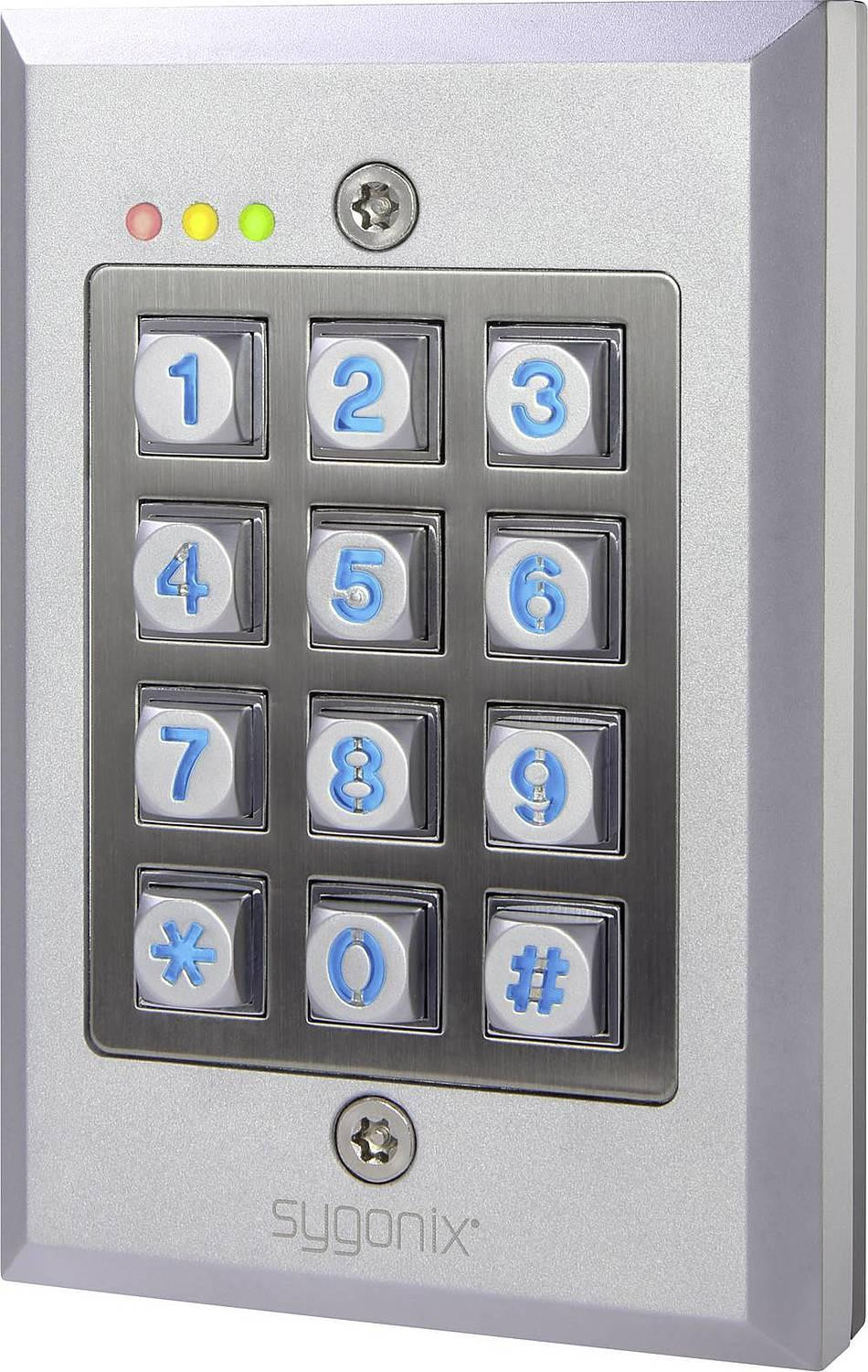 Sygonix SY-3118492 Codeslot voor wandmontage met verlicht toetsenbord en IP65-bescherming